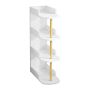 4-TIER Narrow End Table Vertical Bedside Storage Rack Nightstand