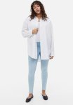 Mama Before & After Low-waisted Twill Trousers - Light Denim Blue