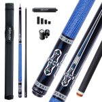Konllen Carbon Fiber Pool Cue Stick Low Deflection Pool Cue Profession Billiards Cue Set For Adults With Billiards Accessories
