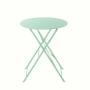 Outdoor Dining Table Naterial Flora Origami Cactus Green Round