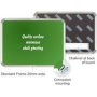 Parrot Chalkboard With Aluminium Frame 1800 X 1200MM Green