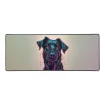 Galaxy Dog By Nathan Pieterse Large Desk Pad