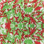 Vermicelli Bright Green Christmas Mix