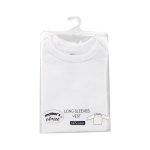 Mother's Choice Vest L/S Wht 6-12M Mother's Choice