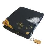 Smte Luxurious Microfiber Bed Sheets: 150X189CM+SMTE Keyring Black Butterfly With Keychain