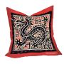 Chinese Black And Red Dragon Square Luxury Scatter By Wikus Schalkwyk Large