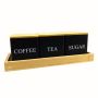 Storage Jars Metal Containers With Tray For Coffee Beans And Tea