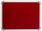 Parrot Info Board Aluminium Frame 900 600MM Burgandy
