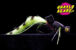 Gnarly Headz Bass Flipper 6 Black Chartreuse