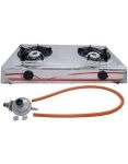 2 Plate Gas Stove Steanless Steal