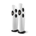 Kef Blade Two Meta Floorstanding Speakers Arctic White champagne