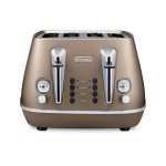 Delonghi Distinta 4 Slice Toaster Bronze CTI4003.BZ