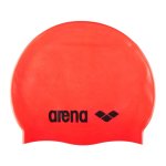 Classic Logo Silicone Swim Cap Fluo Red