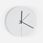 Emerging Creatives Moon Clock - White