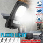 Multi-function Lighting Cob Smd LED Superbright Light With Motion Sensor + Solar Battery