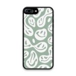 Custom Printed Tpu Cases - Apple Iphone 7 Plus Apple Iphone 8 Plus & 39 Green Smiley& 39 By