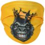 Face Mask - 3PLY Disposable Premium Mask Monkey King - Yellow & Grey - 20'S