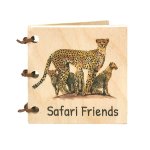 Safari Friends Little Wooden Book
