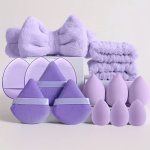 15 Pieces Facial Makeup Tools - 12PCS Ultra Soft Washable Face Body Powder Puff Makeup Sponge For Loose Powder Body Cosmetic Fou
