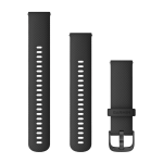 Garmin Quick Release 22MM Silicone Bands – Black Slate Buckle