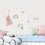 Rainbow Doodle Wall Stickers