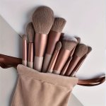 Luxurious 13PCS Makeup Brush Set With Soft Synthetic Bristles - Includes Travel Pouch Fragrance-free For All Skin Types