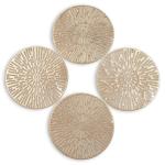 Goldair Gold Splatter Coaster Set