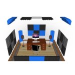 Foamrite Acoustic Treatment Diy Professional Studio Kit