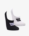 Soviet Skimmer 2 Pack Secret Socks Black And White - Black And White Onesize