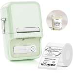 NB109 - - B21S - Portable Thermal Label Bluetooth Printer Incl Free Label 50X30MM Cream Mint