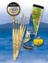 Junior 303/304 - Round & Flat Synth. School Paint Brush Set - 303: 1 4 8/304: 4 6 10