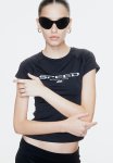 Printed T-Shirt - Black Speed With No Limits