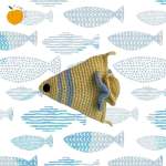 Under The Sea Fish - Soft Toy Teddy No Hanging Loop