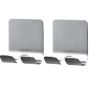 Waterproof Razor Holder For Shower - Self Adhesive Hooks Stainless Steel