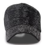 Black Studded Cap