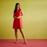 Sicily Dress - Coral - 44 Xxxxlarge