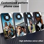 Customized Mobile Phone Case With Photo Pattern Acrylic Mirror Feel High Definition Black Soft Edge Suitable For Huawei NOVA9 8