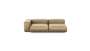 Two Module Chaise Sofa - Velvet - Caramel - 241CM X 115CM