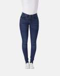 Levi's Curvy Super Skinny Tenacious Dark Jeans - W38 L32 Blue