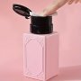 1pc Push Down Pump Dispenser Nail Polish Remover Pump Bottle Empty Alcohol Dispenser One-Touch Pump Bottle Dispenser For Nail Polish Remover & Makeup Remover
