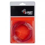 Bulk Pack 2 X U-part Electric Wire - 2.5MM X 5 Meter Red