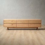 Philadelphia 6 Drawer Tv Unit Oak