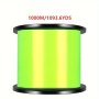 1000M/1093yds Bright Yellow Nylon Fishing Line Super Strong Wear Resistant Monofilament Fishing Line Fishing Accessories For Saltwater