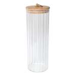 Wave Glass Storage Jar - 1000ML