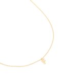 Goldair Gold Plated Cubic Zirconia Letter F Necklace