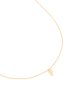 Goldair Gold Plated Brass Cubic Zirconia Letter G Necklace