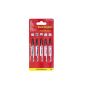 - T-shank Jigsaw Blade 1.3MM 20TPI 75MM 5PIECE - 3 Pack