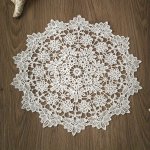 1PC Vintage Tassel Tablecloth Table Cloth Mat Desktop Tablecloth Decoration Home And Office Decor
