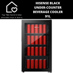 Hisense Black Under-counter Beverage Cooler - 91L