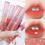 4 Colors Lip Gloss Water Glossy Texture Glass-like Transparent Lip Oil Moisturizing Lip Gloss Layered Lipstick Lip Glaze